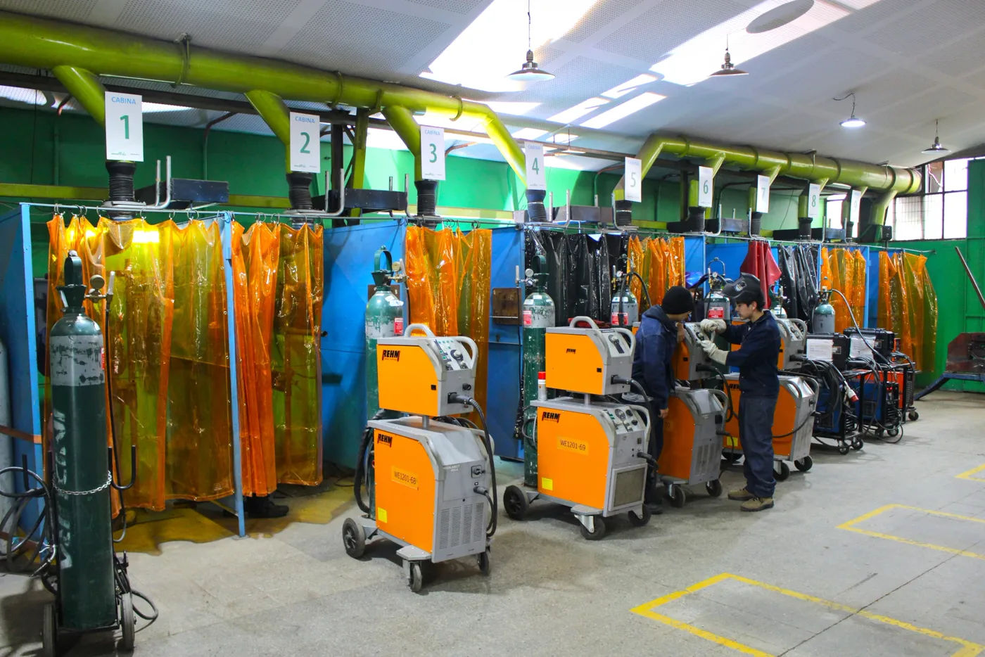 Taller de soldadura tradicional
